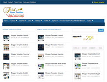 Tablet Screenshot of freshbloggertemplates.com